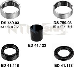 SNR KS559.07 - Mounting, axle beam parts5.com