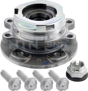 SNR R155.120 - Wheel hub, bearing Kit parts5.com