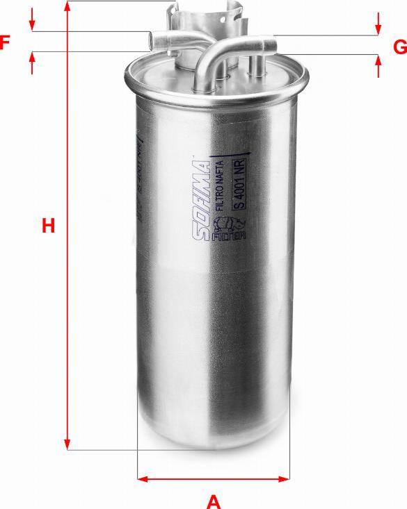 Sofima S 4001 NR - Fuel filter www.parts5.com