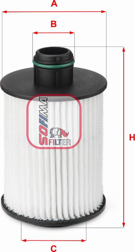 Sofima S 5093 PE - Oil Filter parts5.com