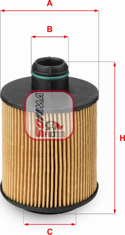 Sofima S 5061 PE - Filter za ulje www.parts5.com