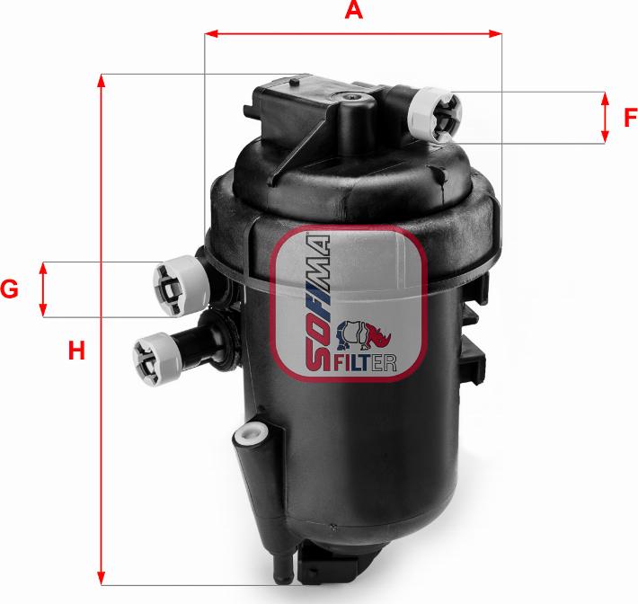 Sofima S 5084 GC - Filtru combustibil www.parts5.com