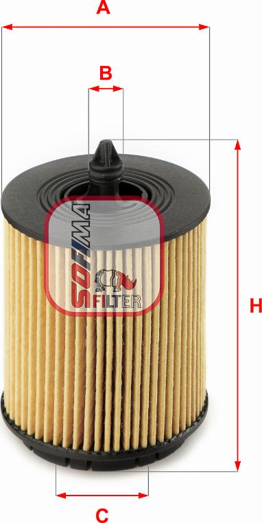 Sofima S 5024 PE - Oil Filter www.parts5.com