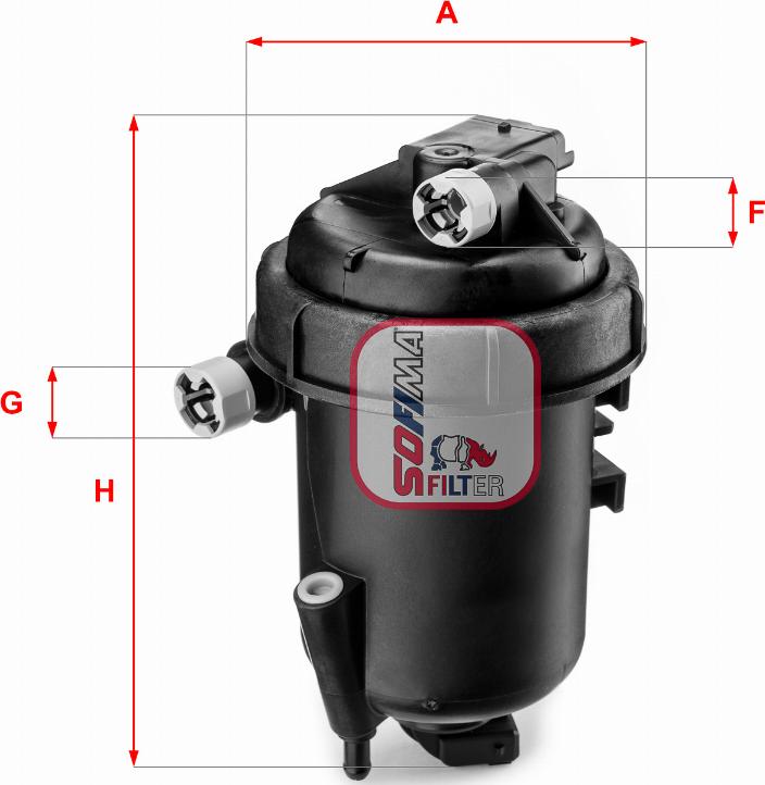 Sofima S 5144 GC - Filtro combustible www.parts5.com