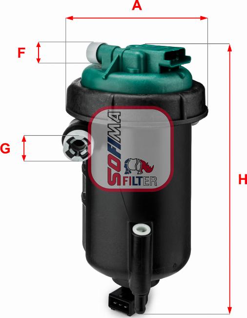 Sofima S 5148 GC - Filtru combustibil www.parts5.com