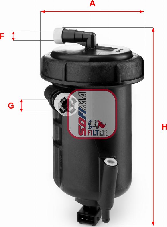 Sofima S 5147 GC - Filtru combustibil www.parts5.com