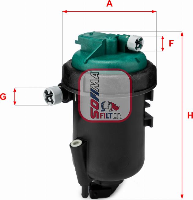 Sofima S 5181 GC - Filtru combustibil www.parts5.com