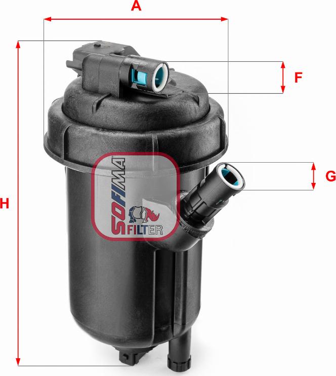 Sofima S 5125 GC - Filtru combustibil www.parts5.com