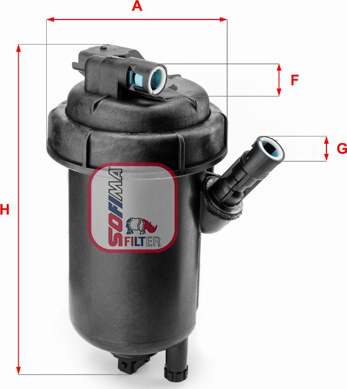 Sofima S 5120 GC - Filtru combustibil www.parts5.com