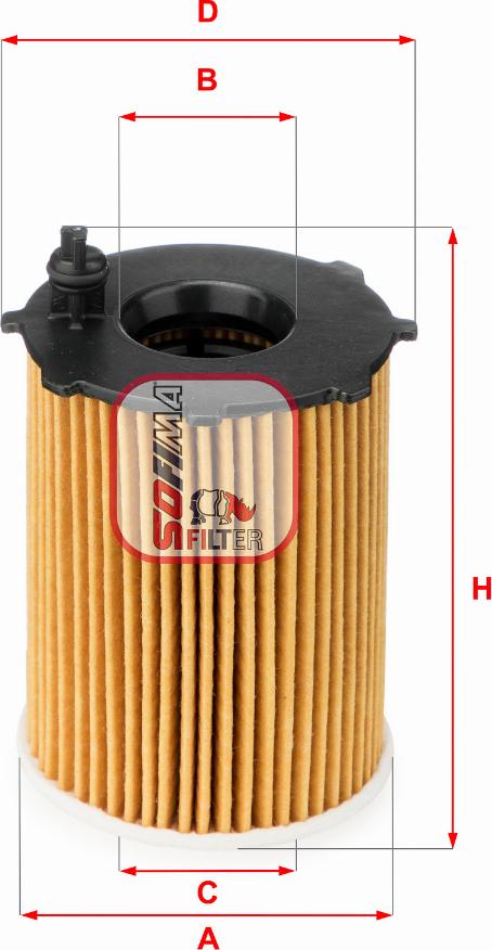 Sofima S 5128 PE - Oil Filter www.parts5.com