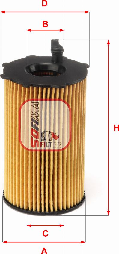 Sofima S 5226 PE - Oil Filter www.parts5.com