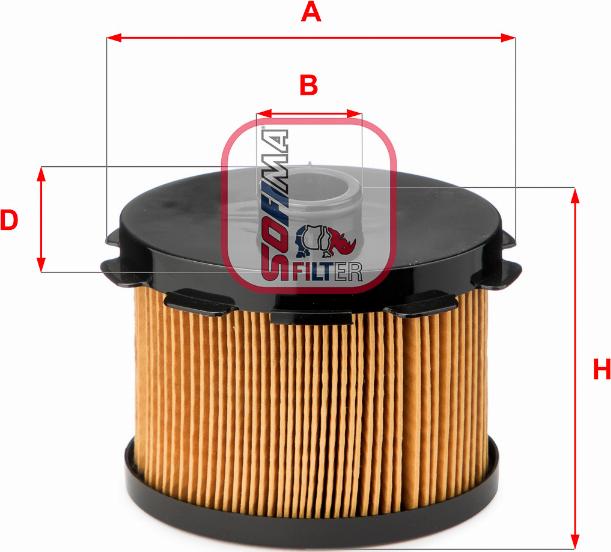 Sofima S 6688 N - Filter goriva www.parts5.com