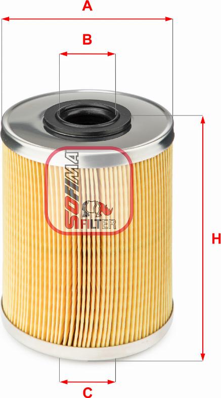 Sofima S 6687 N - Filtro combustible www.parts5.com