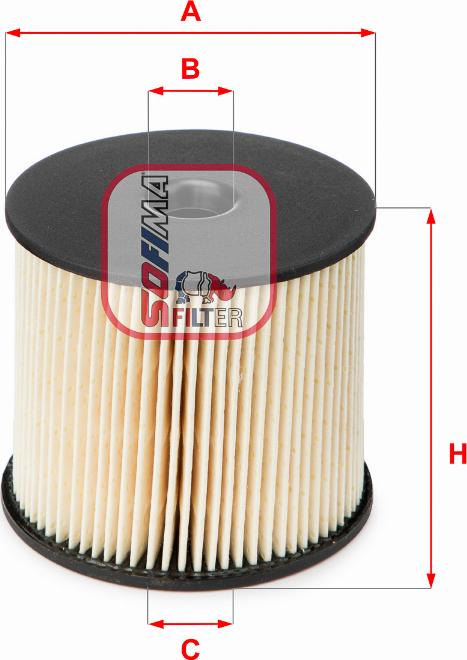 Sofima S 6003 NE - Filter goriva www.parts5.com