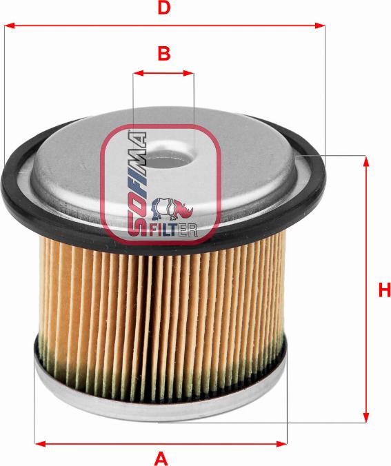 Sofima S 0422 N - Fuel filter www.parts5.com