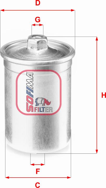 Sofima S 1506 B - Fuel filter parts5.com