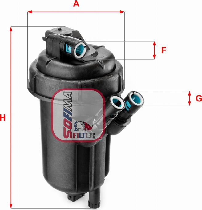 Sofima S 1141 GC - Filtru combustibil www.parts5.com