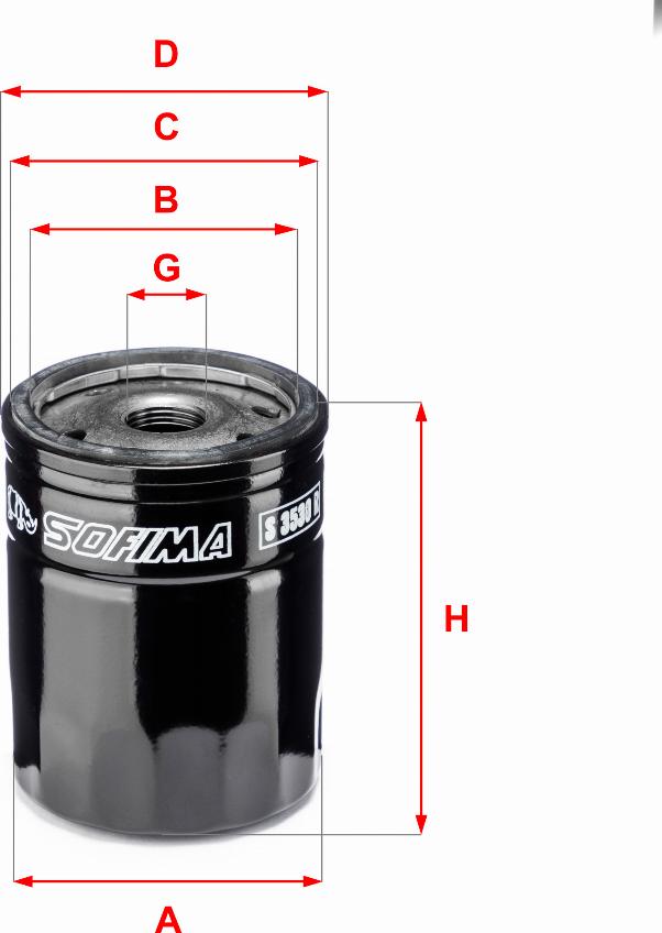 Sofima S 3530 R - Õlifilter www.parts5.com