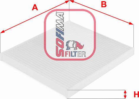 Sofima S 3088 C - Filter, interior air www.parts5.com