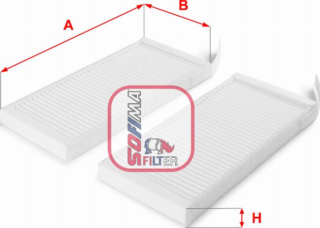 Sofima S 3164 C - Szűrő, utastér levegő www.parts5.com