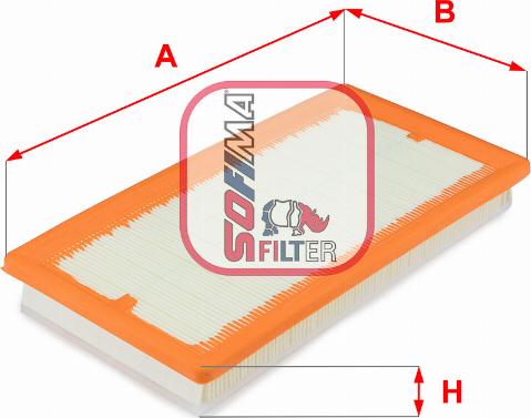 Sofima S 3376 A - Filtr powietrza www.parts5.com