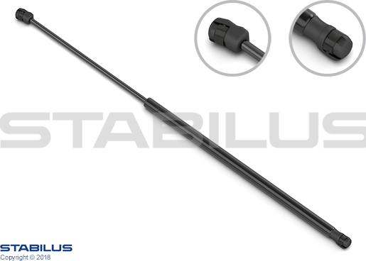 STABILUS 9588FB - Gázrugó, csomag / poggyásztér www.parts5.com