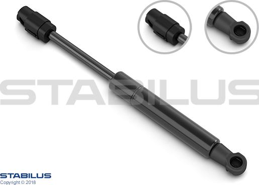 STABILUS 660122 - Gas Spring, tray (boot / cargo bay) www.parts5.com