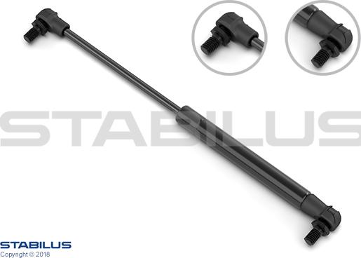 STABILUS 5075DQ - Gas Spring, boot, cargo area www.parts5.com