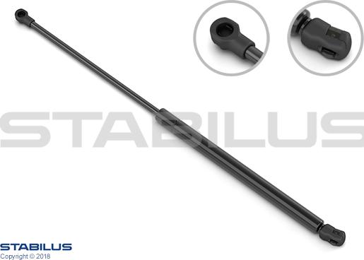 STABILUS 023606 - Gazlı amortisör, bagaj / yükleme bölümü www.parts5.com