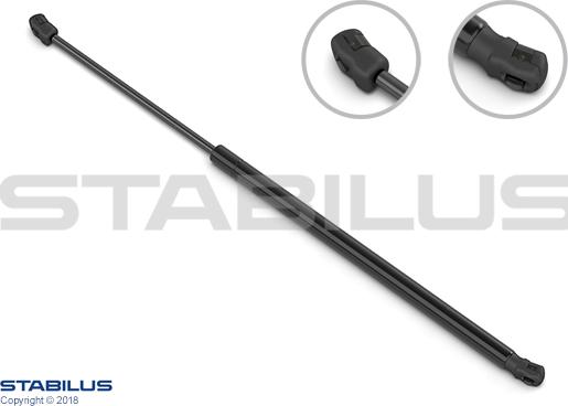 STABILUS 030681 - Sprężyna gazowa, pokrywa bagażnika www.parts5.com