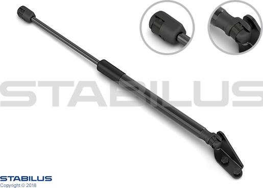 STABILUS 848951 - Gas Spring, boot, cargo area www.parts5.com