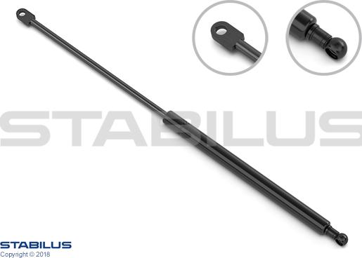 STABILUS 4043KY - Muelle neumático, Cristal trasero www.parts5.com