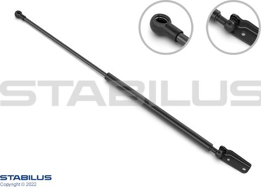 STABILUS 734018 - Gasni amortizer, prtljažnik / utovarni prostor www.parts5.com