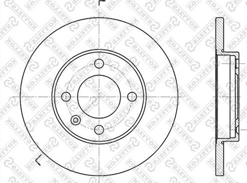 Swag 32 90 2121 - Disco de freno www.parts5.com