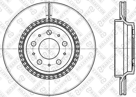 KRAFT AUTOMOTIVE 6056380 - Brake Disc www.parts5.com