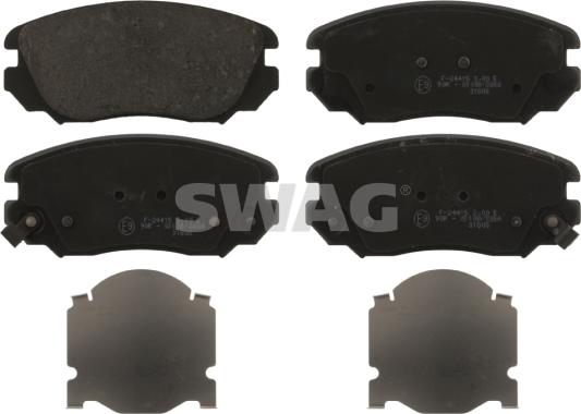 Swag 40 91 6895 - Brake Pad Set, disc brake www.parts5.com