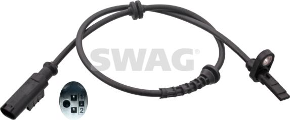 Swag 40 10 0988 - Αισθητήρας, στροφές τροχού www.parts5.com