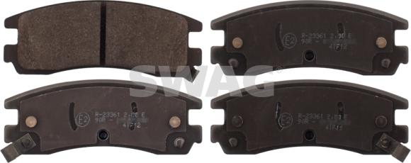 Swag 40 11 6154 - Brake Pad Set, disc brake parts5.com