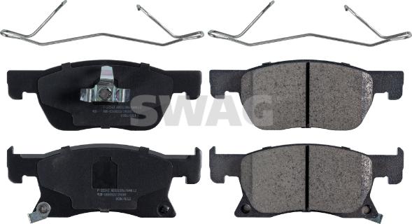 Swag 42 11 6239 - Brake Pad Set, disc brake www.parts5.com