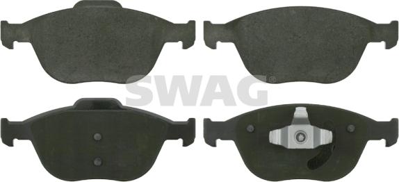 Swag 50 91 6570 - Тормозные колодки, дисковые, комплект www.parts5.com