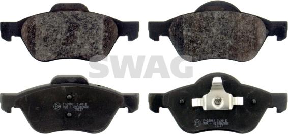 Swag 60 91 6435 - Kit de plaquettes de frein, frein à disque www.parts5.com