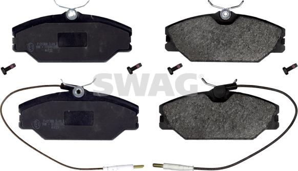 Swag 60 91 6381 - Brake Pad Set, disc brake www.parts5.com