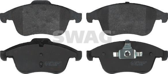 Swag 60 11 6187 - Brake Pad Set, disc brake www.parts5.com