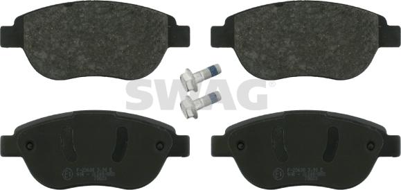 Swag 62 91 6422 - Тормозные колодки, дисковые, комплект www.parts5.com