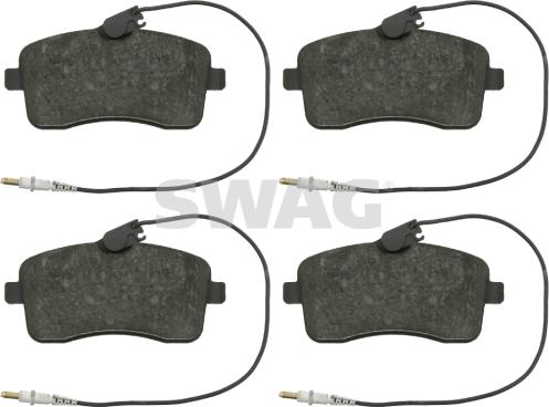 Swag 62 91 6547 - Brake Pad Set, disc brake www.parts5.com