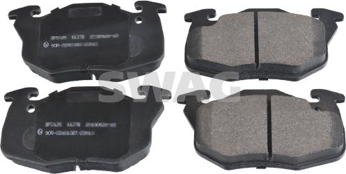 Swag 62 91 6192 - Brake Pad Set, disc brake www.parts5.com