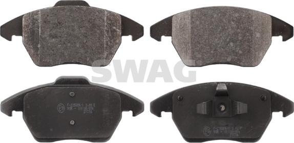 Swag 62 91 6850 - Тормозные колодки, дисковые, комплект www.parts5.com