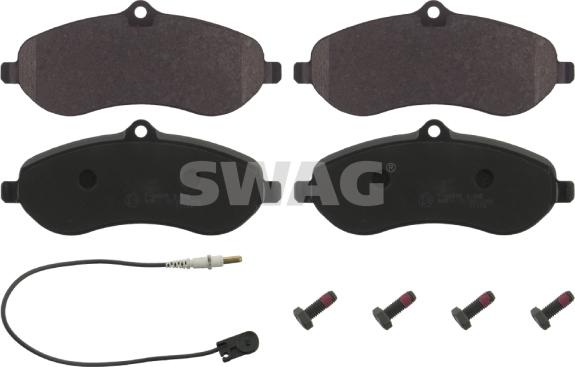 Swag 62 91 6830 - Brake Pad Set, disc brake www.parts5.com