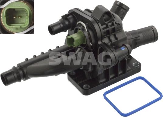 Swag 62 10 6066 - Thermostat, coolant www.parts5.com