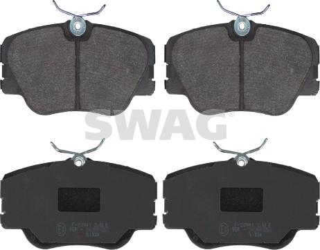 Swag 10 91 6193 - Set placute frana,frana disc www.parts5.com